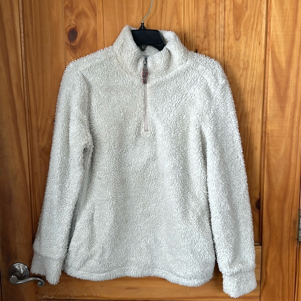 Original Weatherproof Vintage Sherpa fleece pullover.